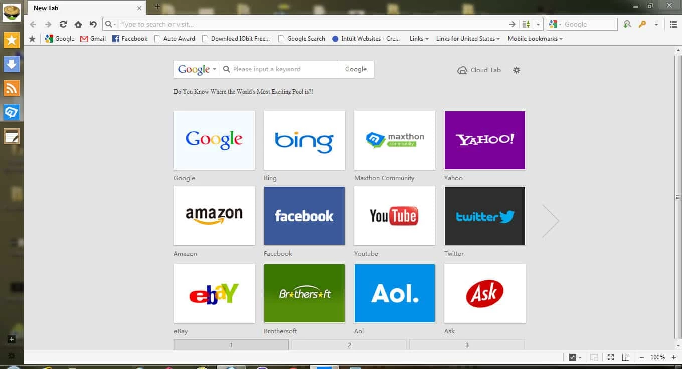 Maxthon Browser — لقطة شاشة 1